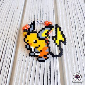 Raichu Pokémon Perler Bracelet
